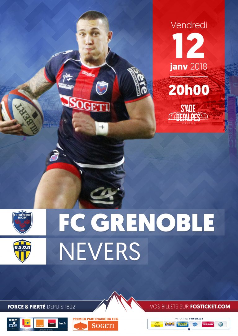 MATCH DE RUGBY GRENOBLE NEVERS SMERRA